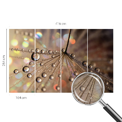 Papel de parede decorativo Gotas de pérola