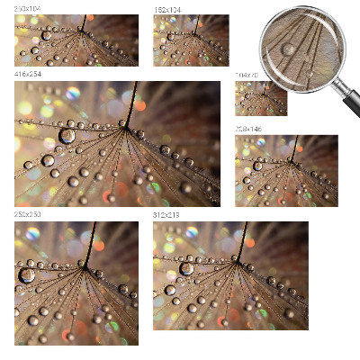 Papel de parede decorativo Gotas de pérola