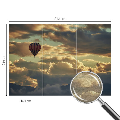 Fotomural Balão nas nuvens