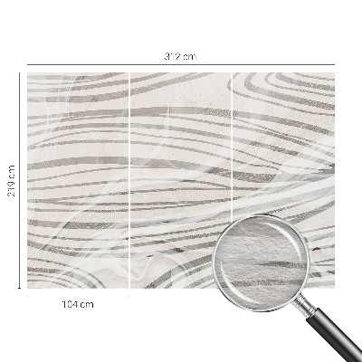 Papel de parede Linhas onduladas