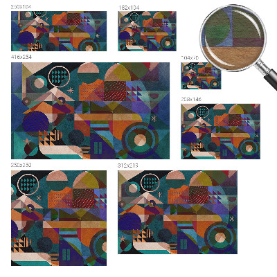 Mural de parede Arte geométrica