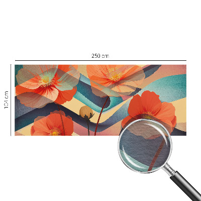 Mural de fotos na parede Flores dos sentidos