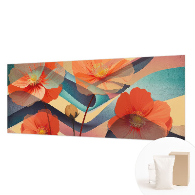 Mural de fotos na parede Flores dos sentidos