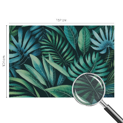 Papel de parede decorativo Folhas tropicais