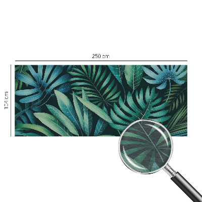 Papel de parede decorativo Folhas tropicais