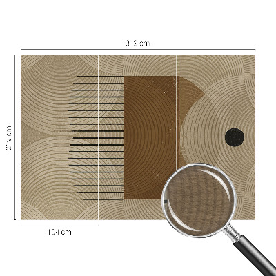 Papel de parede para quarto Geometria da harmonia