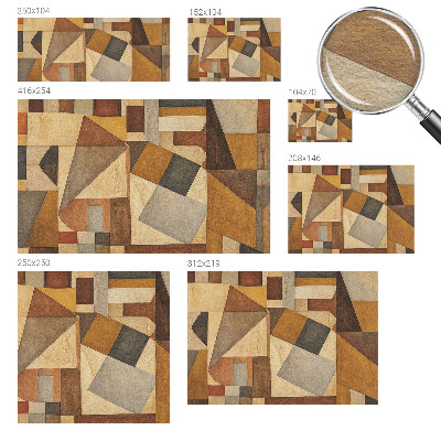 Mural de parede Abstração geométrica