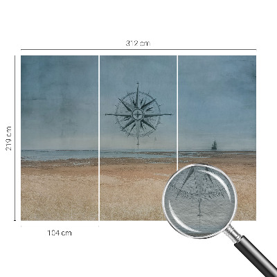 Mural de fotos na parede Aventuras náuticas