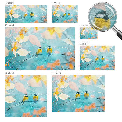 Papel de parede fotográfico Pássaros da primavera