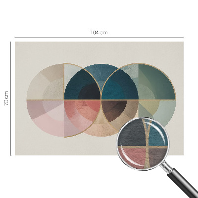 Papel de parede para sala Elegância geométrica