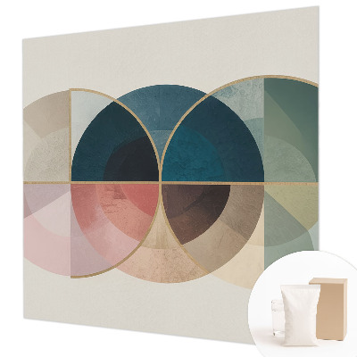 Papel de parede para sala Elegância geométrica