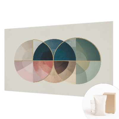 Papel de parede para sala Elegância geométrica