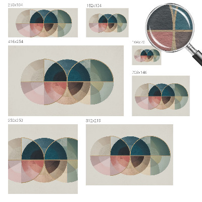 Papel de parede para sala Elegância geométrica