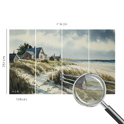 Papel de parede decorativo Dunas da praia