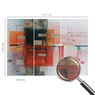 Mural de parede Composição abstrata