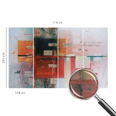 Mural de parede Composição abstrata