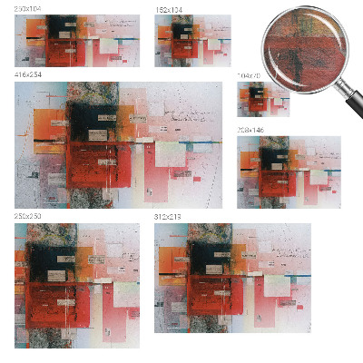 Mural de parede Composição abstrata