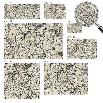 Papel de parede para sala Abstração geométrica