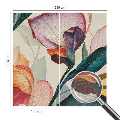 Mural de parede Flores coloridas