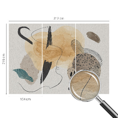 Fotomural Composição abstrata