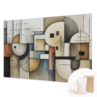 Papel de parede para sala Harmonia geométrica