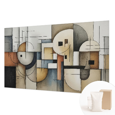 Papel de parede para sala Harmonia geométrica