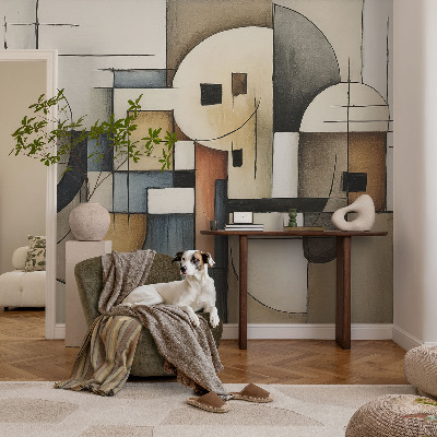 Papel de parede para sala Harmonia geométrica