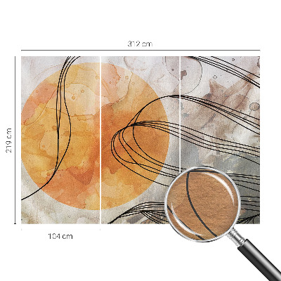 Papel de parede para quarto Abstração harmoniosa