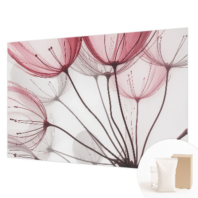 Papel de parede para quarto silhuetas florais