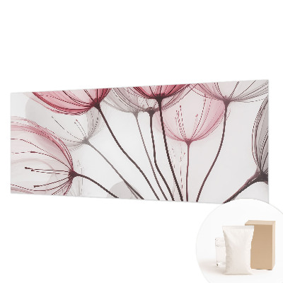 Papel de parede para quarto silhuetas florais
