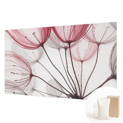 Papel de parede para quarto silhuetas florais
