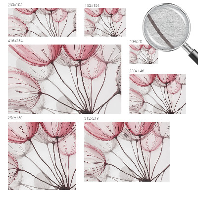 Papel de parede para quarto silhuetas florais