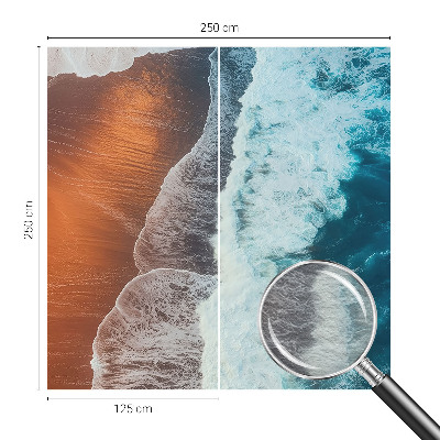 Mural fotográfico simbiose marinha