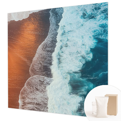 Mural fotográfico simbiose marinha