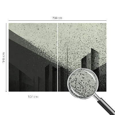 Mural de parede Geometria da cidade