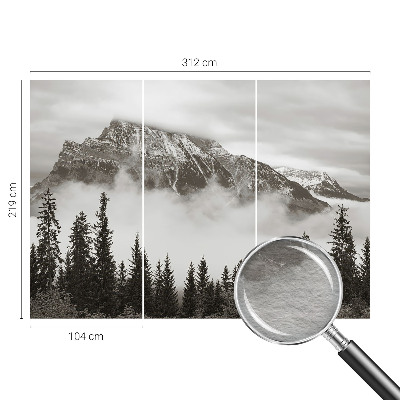 Mural de fotos na parede Paisagem montanhosa