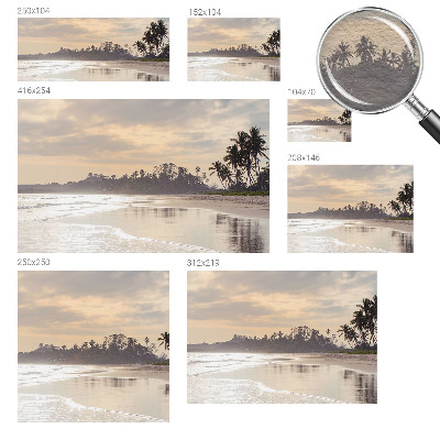 Fotomural Manhã na praia