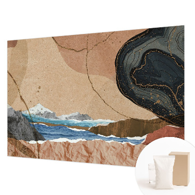 Mural de fotos na parede Paisagem abstrata