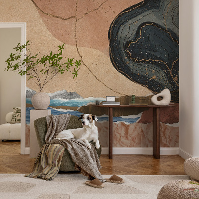 Mural de fotos na parede Paisagem abstrata