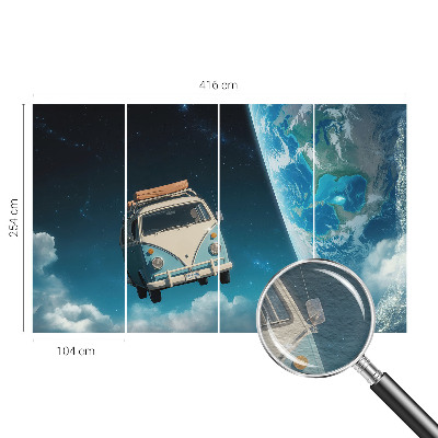 Papel de parede para quarto Viagem espacial