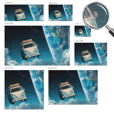 Papel de parede para quarto Viagem espacial