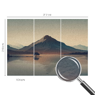 Mural de fotos na parede Paisagem montanhosa