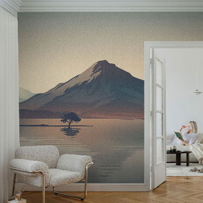 Mural de fotos na parede Paisagem montanhosa