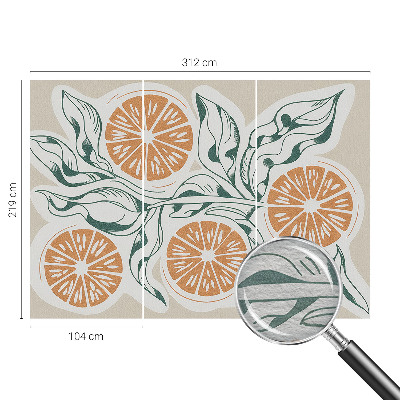 Mural de parede Padrões de frutas