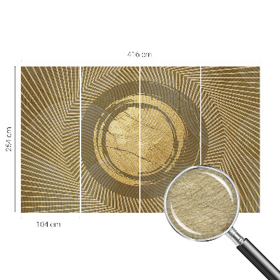 Papel de parede fotográfico linhas radiantes