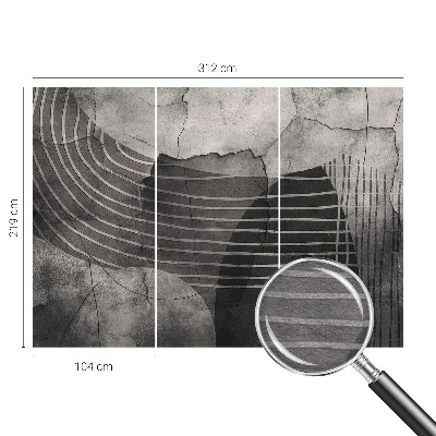 Papel de parede para sala Linhas abstratas