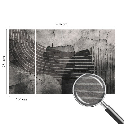 Papel de parede para sala Linhas abstratas