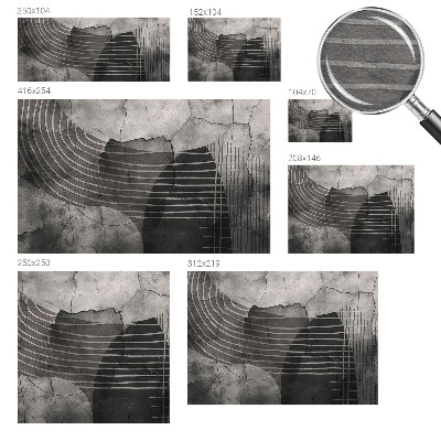 Papel de parede para sala Linhas abstratas