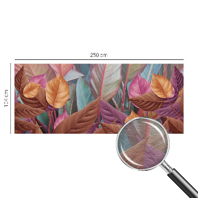 Mural fotográfico Folhas coloridas