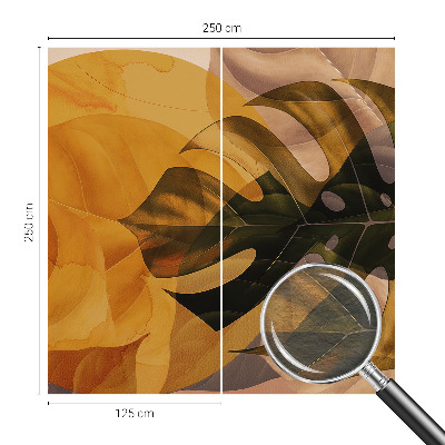 Papel de parede Folhas abstratas